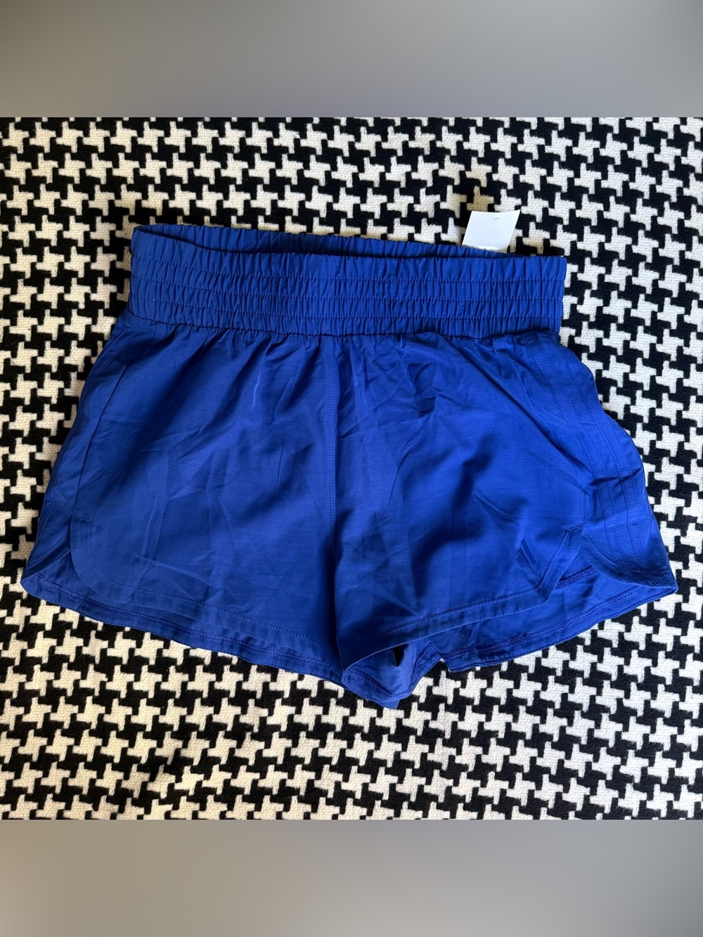 Adidas. Medium. Royal blue high rise pacer shorts. 3” inseam. NWT.